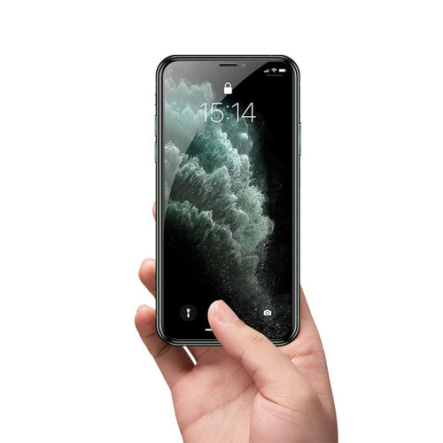 벤크스 아이폰11 프로 맥스 고릴라 코닝 글라스 2.5D 커브드 강화유리 액정보호 필름 KR