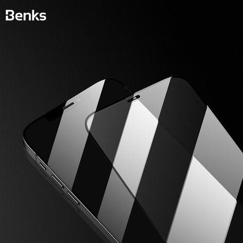 벤크스 아이폰12 미니 프로 맥스 풀커버 0.4mm 코닝 액세서리 글라스 강화유리 액정 보호 필름